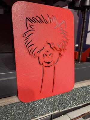 Just Llama - Template Stencil for draw and paint
