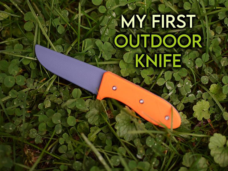 Survival Toy Knife for Kids - no sharp edges!!