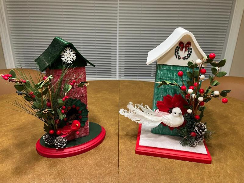 Craft Birdhouse Roofs   