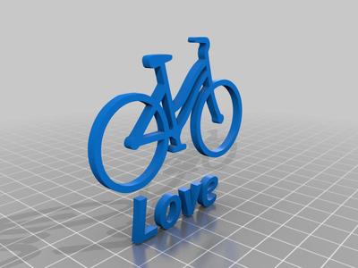 LOVE BICYCLE POSTER