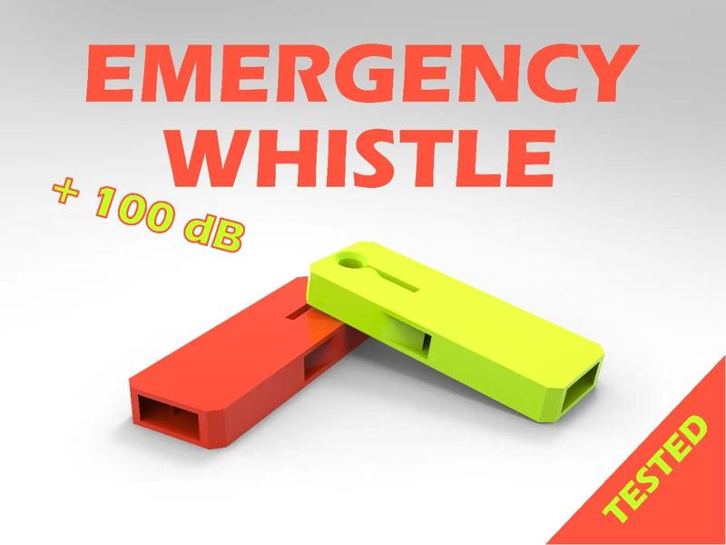 EMERGENCY WHISTLE - WHISTLE - AVALANCHE WHISTLE (Tested)   