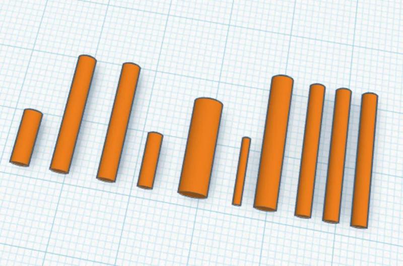 3d printable pins for mini 1911 tiktok Fidget gun   