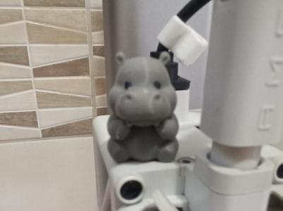 Tiny Hippo Buddy keychain/decor 