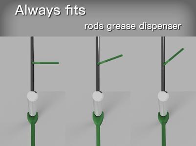 Always fits  rods grease dispenser 