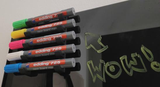 Whiteboard Marker Holder for Edding
