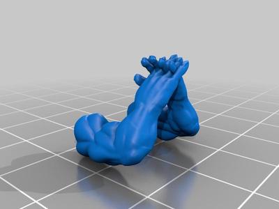 SPACE ORC OR ORK V8 FURIOUS ROAD SALUTE HANDS