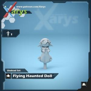 Flying haunted doll