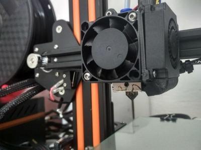 Anet E16 upgrade fan Shroud Resized to fit correctly 