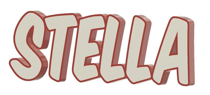 LED Namenslampe "STELLA"   