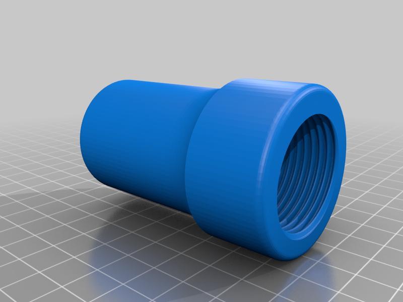 Adapter 1Zoll Innengewinde auf 38mm Aussendurchmesser