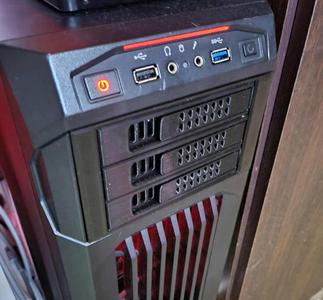 2 Bay, 3 Slots, HDD Hot swap Case