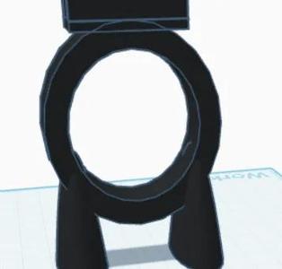 Simple Headphone Stand   