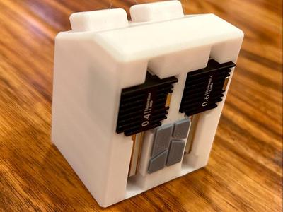 A1 Series Hotend Storage - 2 hotend capacity