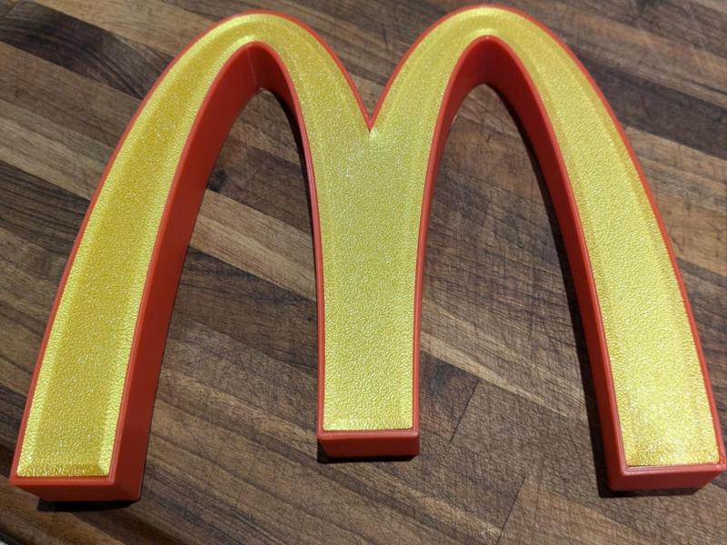 McDonald's logo light A1 Mini
