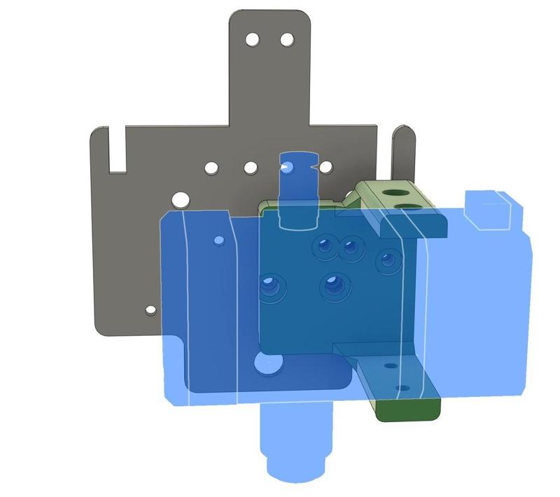 Tronxy x5sa BIQU H2 Revo mount