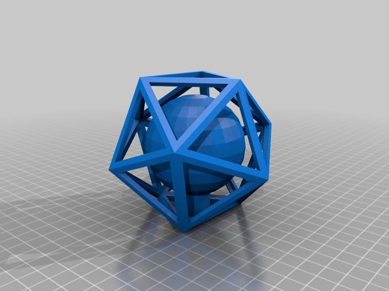Cat Toy Icosahedron - Impossible Sphere