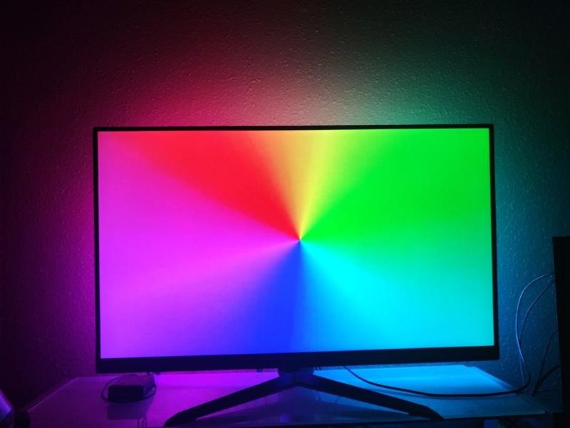 Ambilight led frame for monitor (LG 32GN650-B + Ambibox aka Dream Color)