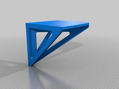 Corner shelf without screws