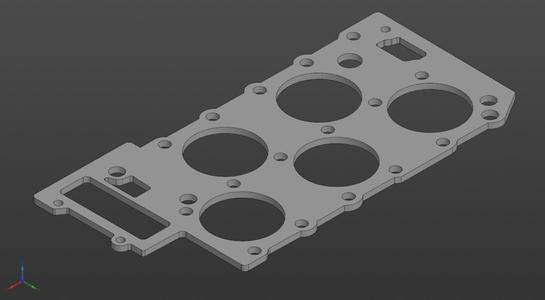 vr5 cylinder head gasket keychain