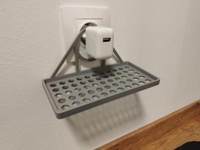 smartphone plug holder