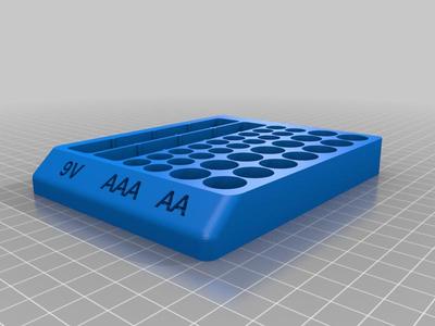 Battery holder (AA AAA & 9v)