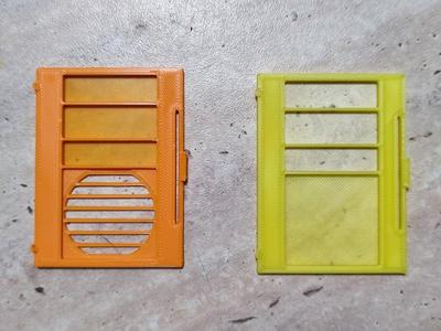 Additional filters for measuring alpha and beta radiation for RadiaScan701
