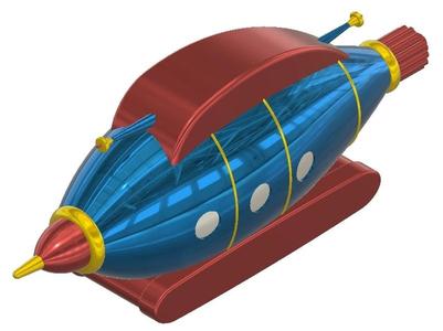 Martian Rocket Tank-Buck Rogers
