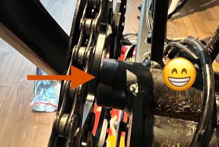 Engwe eBike (and other folding fat bikes) crankshaft cover