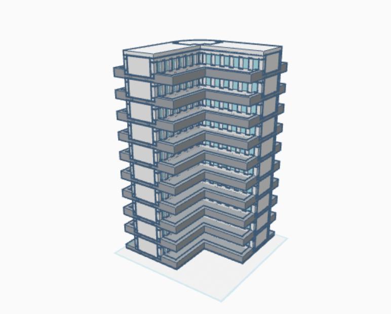 Courtyard Overlook - Inspired by the Stylings of Miami Beach