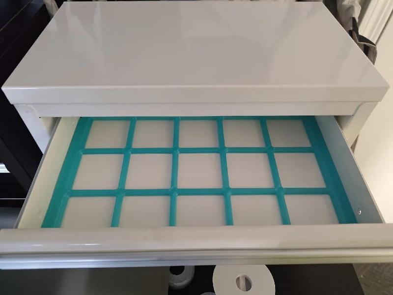 Gridfinity baseplate for Kobalt Mini Toolbox   