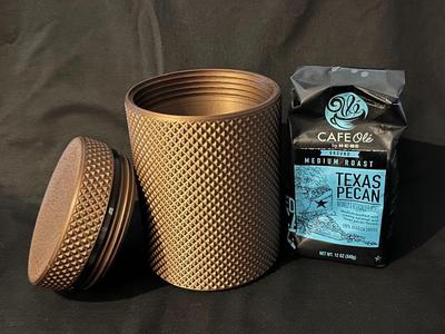 Large Rugged Knurled Coffee Vault With TPU Seal