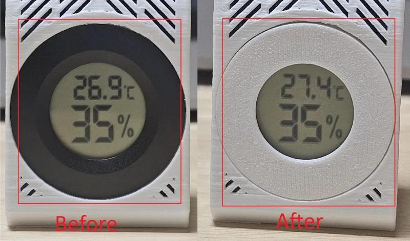 Round Hygrometer Front Face Housing   