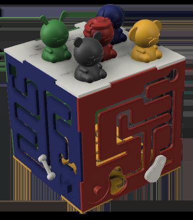 Cuberinto - Juego didáctico de estimulación para niños de 4 a 6 años