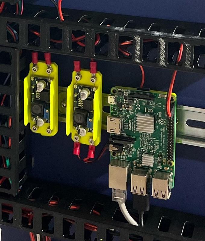 DC Buck Converter Mount DIN Rail