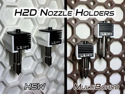 H2D Nozzle holder - HSW and MultiBoard