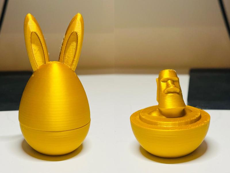 Easter Egg with Moai