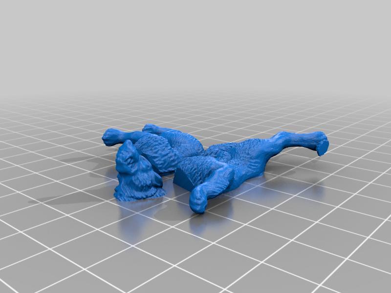 Giant Wolf miniature