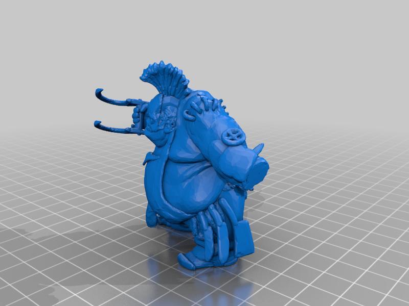 steampunk ogre butcher