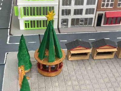 Christmas market hut 4 (z-scale)