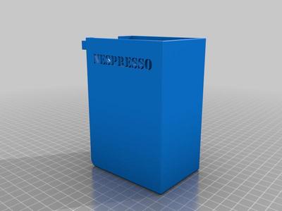 Nespresso used capsules container