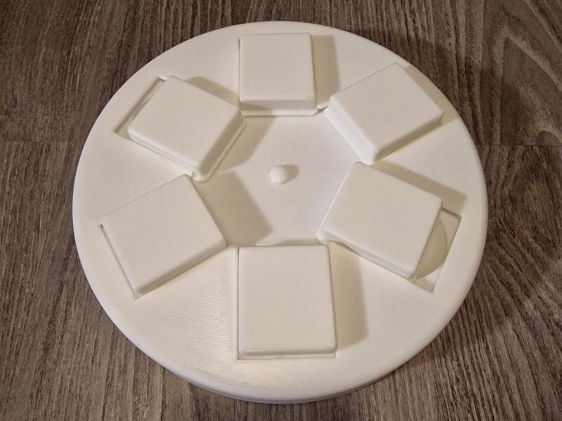 Pet brain game with treats - Easy.