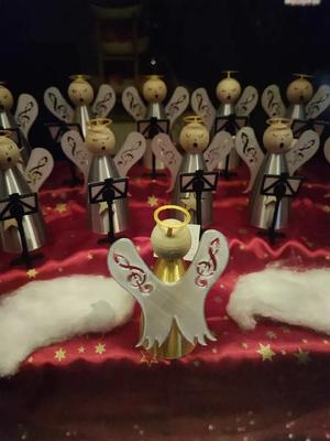 Engel mit Notenständer   