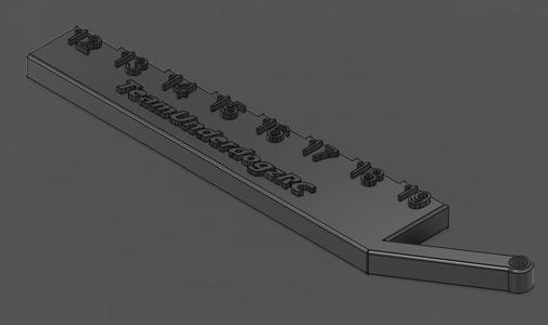 10th Scale Rc Ride Height Gauge