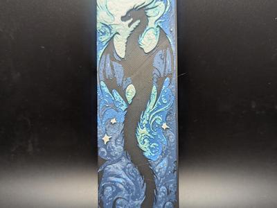 Blue Dragon Hueforge Bookmark