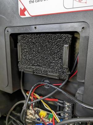 QIDI X-Plus 3 Compact and Easy-to-Use Carbon Filter Mount with Quick-Change Design