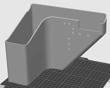 BambuLab Poop Chute with more magnet holes