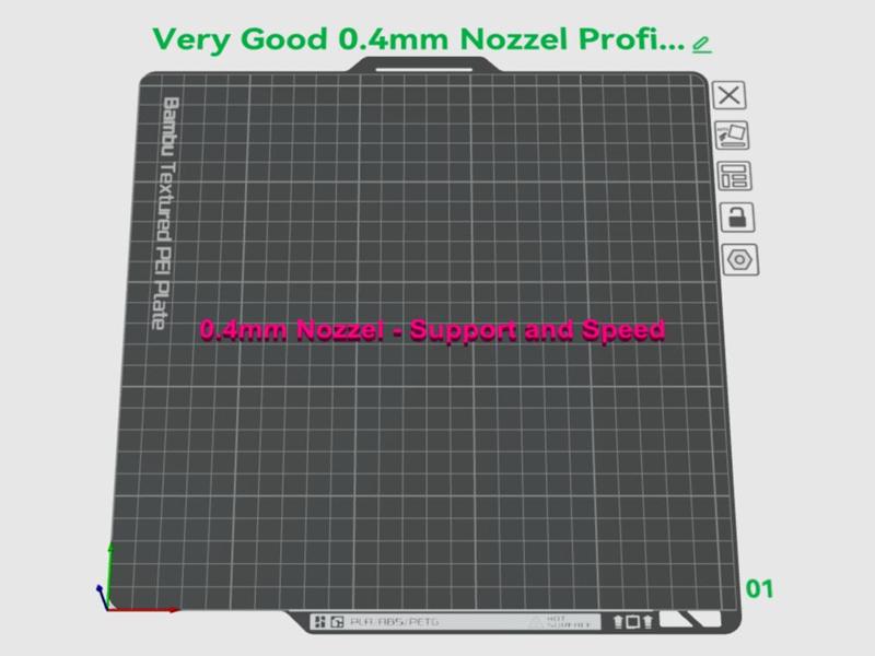 0.4mm Nozzle - 0.2mm LH - Support Settings - Speed