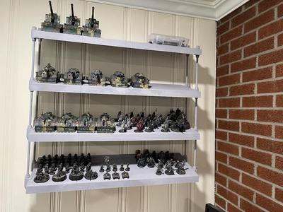 Modular Model Display Shelf Kit