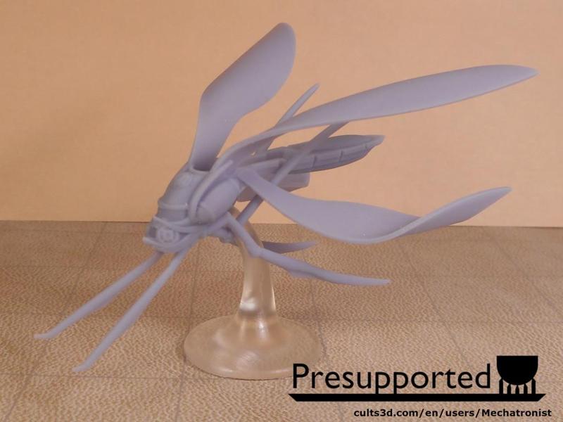 Damselfly Ship Spelljammer Miniature from DnD