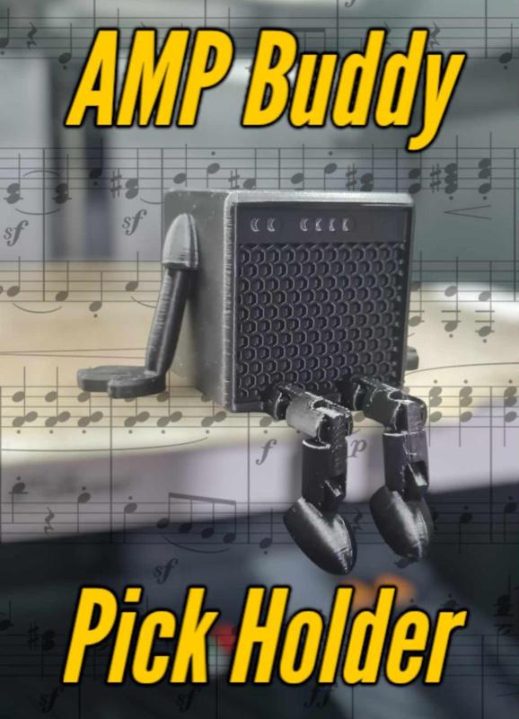 Amp Buddy- Plectrum/Pick Holder 